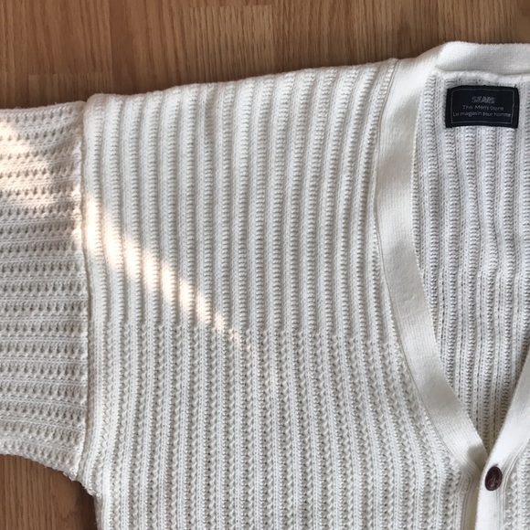 Cable knit oversized cardigan - the real deal grandpa sweater from sears! - Picture 7 of 12